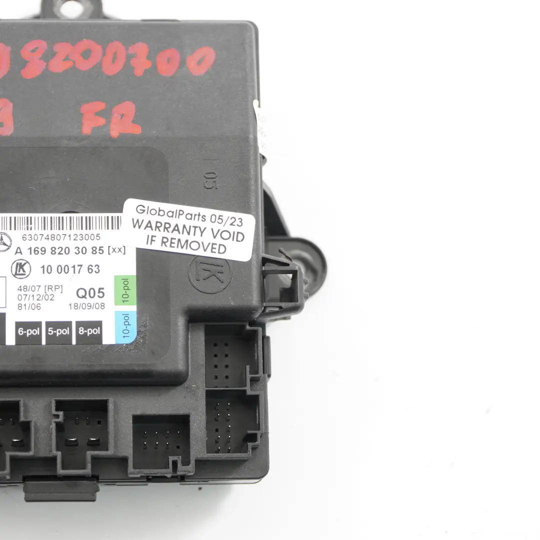  Door Module Mercedes W169 W245 Front Right O/S Control Unit - SKU rhd-A1698203085 - Part number A1698203085