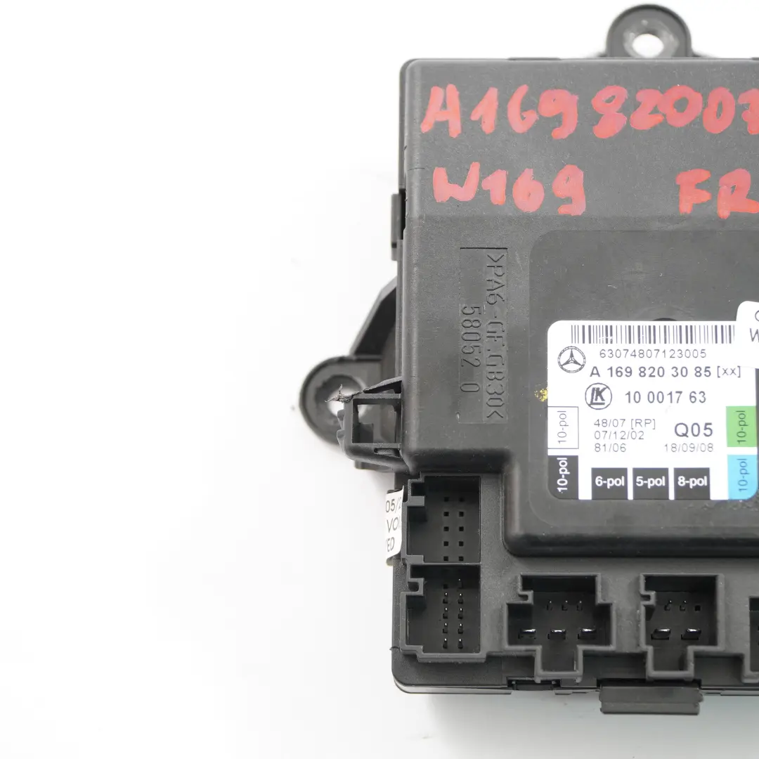  Door Module Mercedes W169 W245 Front Right O/S Control Unit - SKU rhd-A1698203085 - Part number A1698203085