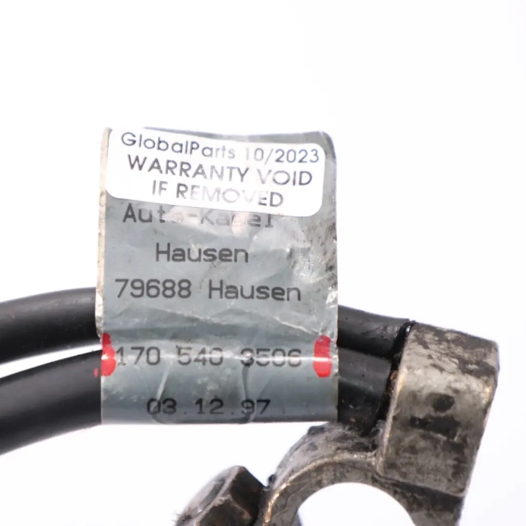 M111 Positive Battery Cable Lead Wire Starter to Mercedes SLK R170 with Part number A1705403506 Mercedes SLK R170 M111 Positive Battery Cable Lead Wire Starter - SKU rhd-A1705403506 - Part number A1705403506