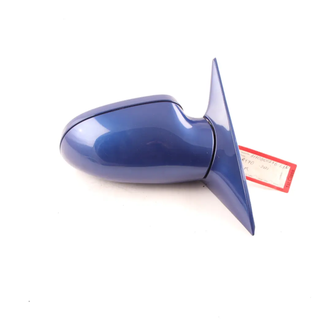 Wing Mirror Door Right O/S Outside Linarite Blue Metallic 352 to Mercedes SLK R170 with Part number A1708100276 Mercedes SLK R170 Wing Mirror Door Right O/S Outside Linarite Blue Metallic 352 - SKU rhd-A1708100276-LIN - Part number A1708100276