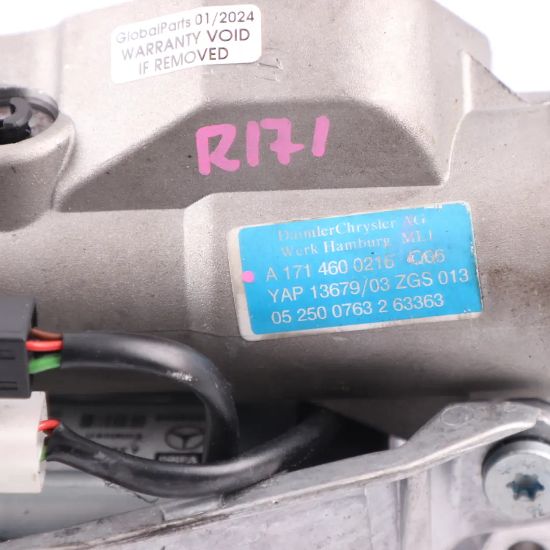 Steering Column Electric Adjustable to Mercedes SLK R171 with Part number A1714600216 Mercedes SLK R171 Steering Column Electric Adjustable - SKU rhd-A1714600216 - Part number A1714600216