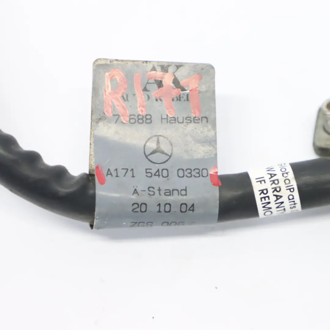 Cable Starter Alternator Wiring Harness to Mercedes SLK R171 Battery with Part number A1715400330 Mercedes SLK R171 Battery Cable Starter Alternator Wiring Harness - SKU rhd-A1715400330 - Part number A1715400330