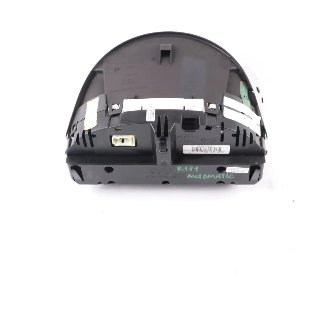 Instrument Cluster Speedo Clocks Automatic to Mercedes SLK R171 Petrol with Part number A1715401447 Mercedes SLK R171 Petrol Instrument Cluster Speedo Clocks Automatic - SKU rhd-A1715401447 - Part number A1715401447