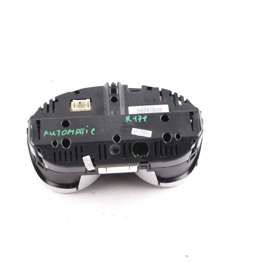 Instrument Cluster Speedo Clocks Automatic to Mercedes SLK R171 Petrol with Part number A1715403347 Mercedes SLK R171 Petrol Instrument Cluster Speedo Clocks Automatic - SKU rhd-A1715403347 - Part number A1715403347