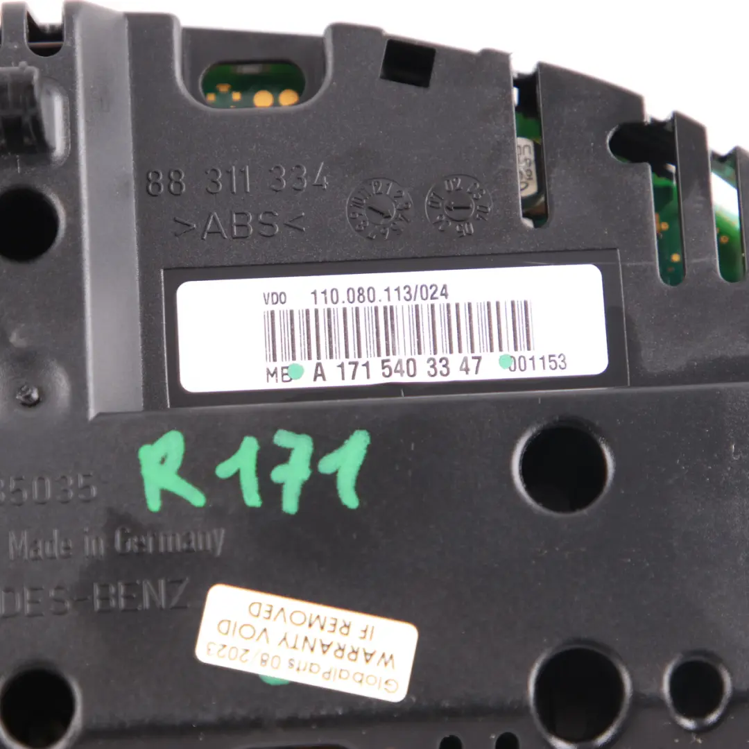 Mercedes SLK R171 Petrol Instrument Cluster Speedo Clocks Automatic - SKU rhd-A1715403347 - Part number A1715403347