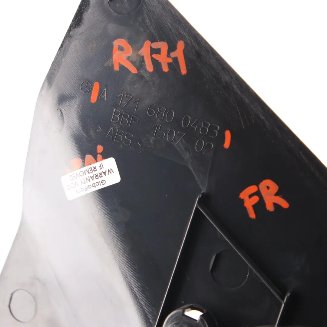 Lateral Trim Panel Bottom Kick Front Right O/S to Mercedes SLK R171 with Part number A1716800483 Mercedes SLK R171 Lateral Trim Panel Bottom Kick Front Right O/S - SKU rhd-A1716800483 - Part number A1716800483