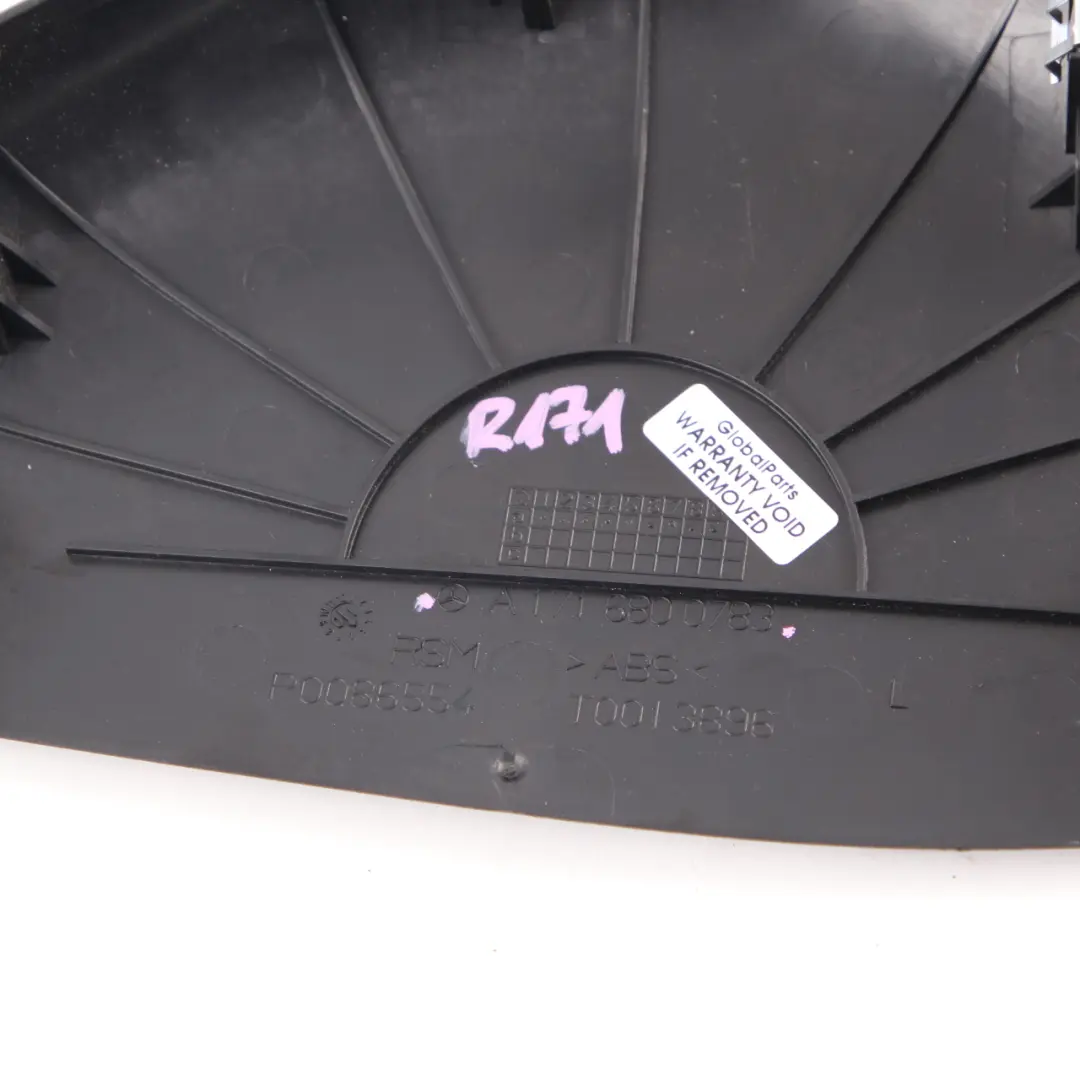 Dashboard Trim Cover Panel Left N/S Black to Mercedes R171 with Part number A1716800783 Mercedes R171 Dashboard Trim Cover Panel Left N/S Black - SKU rhd-A1716800783 - Part number A1716800783