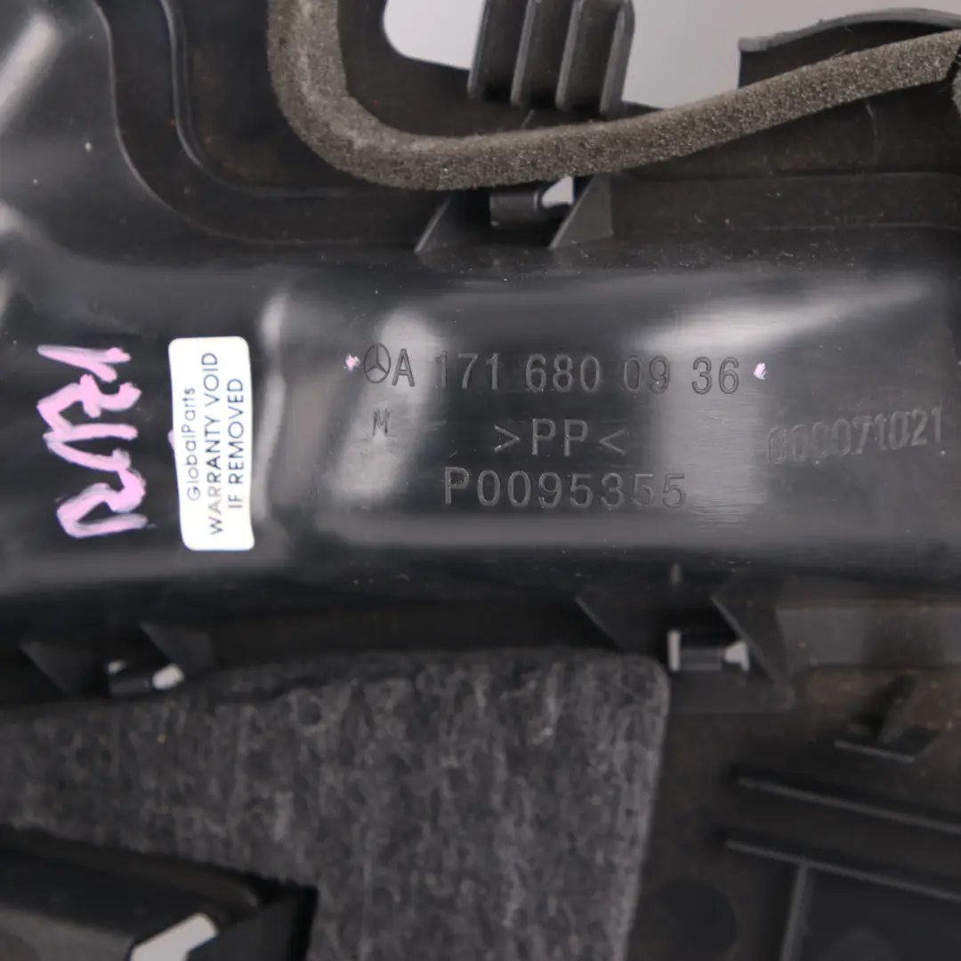 Footwell Dash Trim Panel Bottom Black Right O/S to Mercedes SLK R171 with Part number A1716800936 Mercedes SLK R171 Footwell Dash Trim Panel Bottom Black Right O/S - SKU rhd-A1716800936 - Part number A1716800936