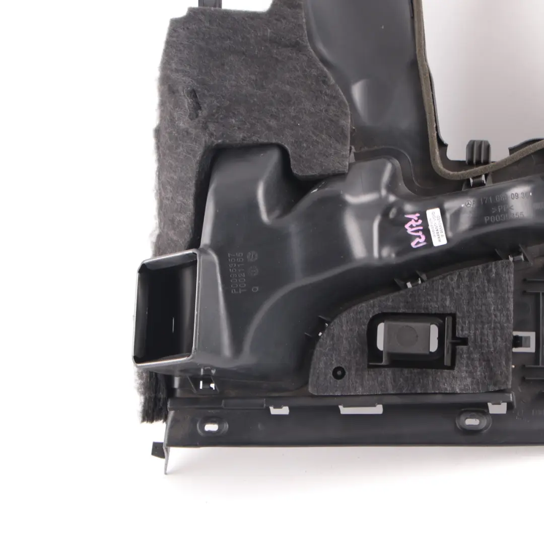 Mercedes SLK R171 Footwell Dash Trim Panel Bottom Black Right O/S - SKU rhd-A1716800936 - Part number A1716800936