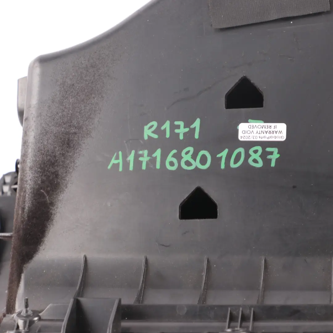 Mercedes SLK R171 Glove Box Dashboard Storage Tray Glovebox Black - SKU rhd-A1716801087 - Part number A1716801087