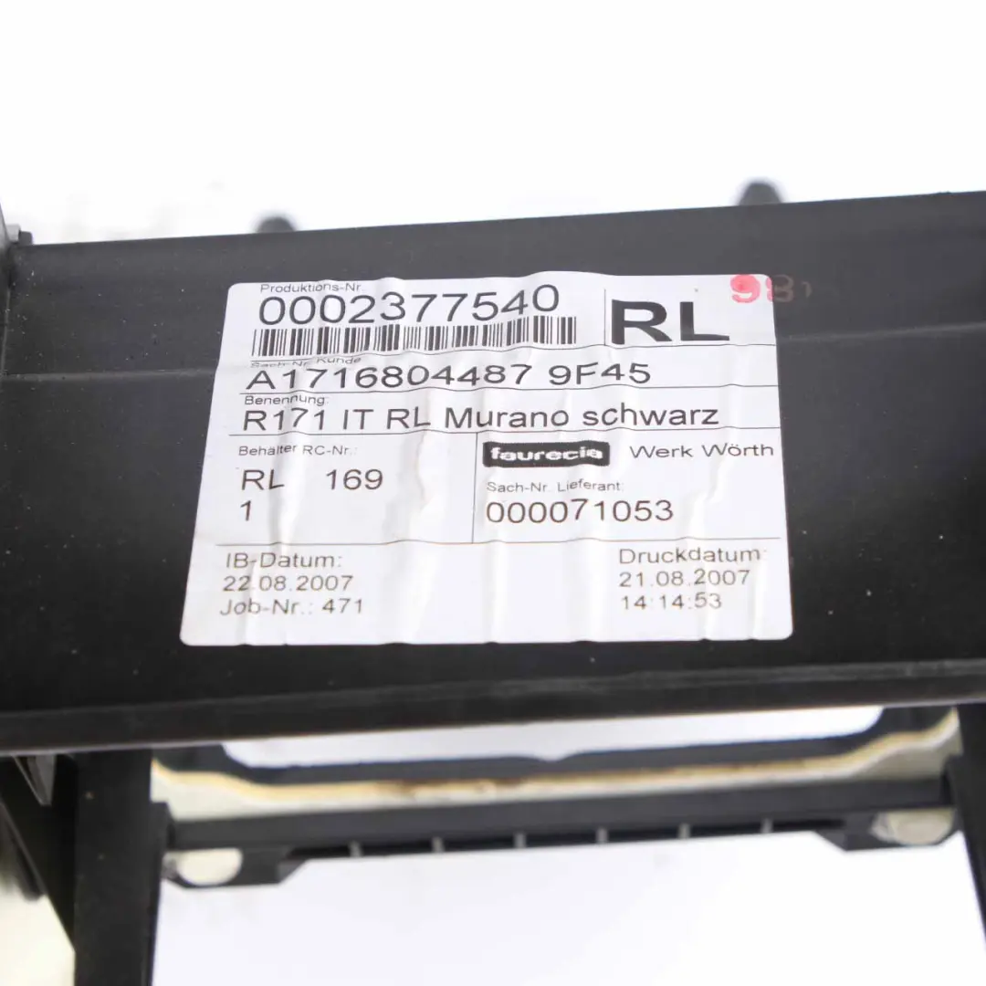 Dashboard Dash Instrument Panel Trim Covering Black to Mercedes R171 with Part number A1716804487 Mercedes R171 Dashboard Dash Instrument Panel Trim Covering Black - SKU rhd-A1716804487 - Part number A1716804487