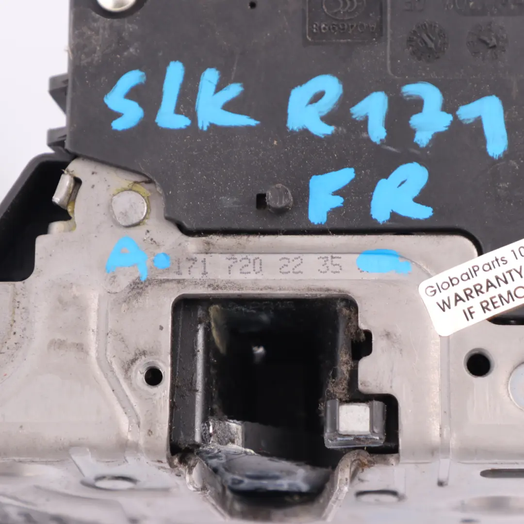 Door Lock Front Right O/S Latch Mechanism Actuator A1717202235 to Mercedes SLK R171 with Part number A1717202635 Mercedes SLK R171 Door Lock Front Right O/S Latch Mechanism Actuator A1717202235 - SKU rhd-A1717202635-1 - Part number A1717202635