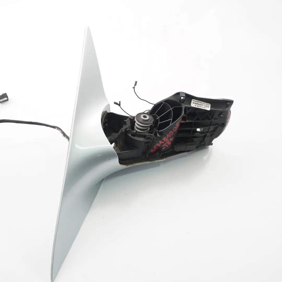 Wing Mirror Base Door Left N/S Carrier Tellurium Silver - 762 to Mercedes SLK R171 with Part number A1718100576 Mercedes SLK R171 Wing Mirror Base Door Left N/S Carrier Tellurium Silver - 762 - SKU rhd-A1718100576-TES - Part number A1718100576