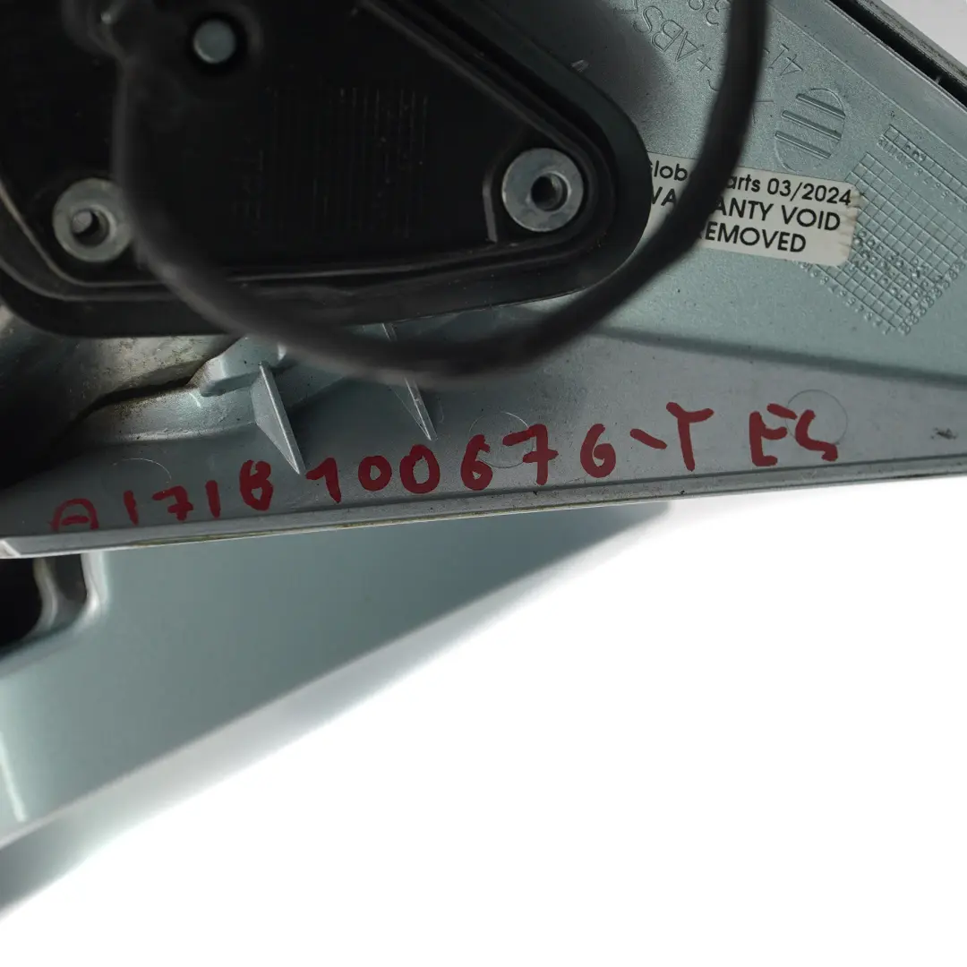 Mercedes SLK R171 Wing Mirror Door Right O/S Outside Tellurium Silver 762 - SKU rhd-A1718100676-TES - Part number A1718100676