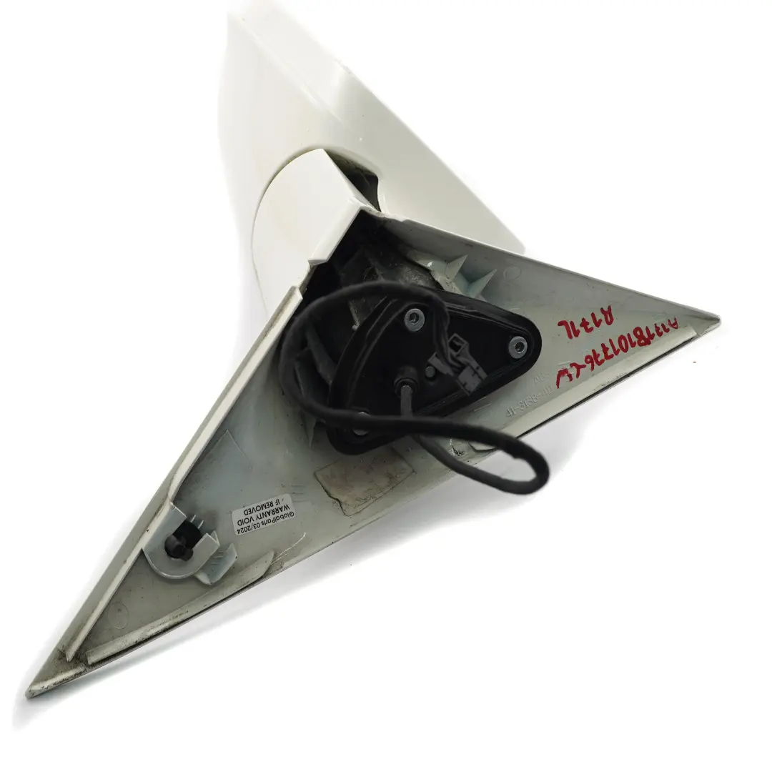 Mercedes SLK R171 Wing Mirror Door Left N/S Outside Calcite White - 650 - SKU rhd-A1718101776-CW - Part number A1718101776