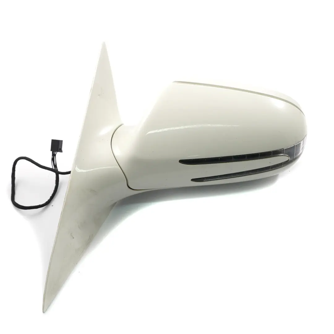 Mercedes SLK R171 Wing Mirror Door Left N/S Outside Calcite White - 650 - SKU rhd-A1718101776-CW - Part number A1718101776