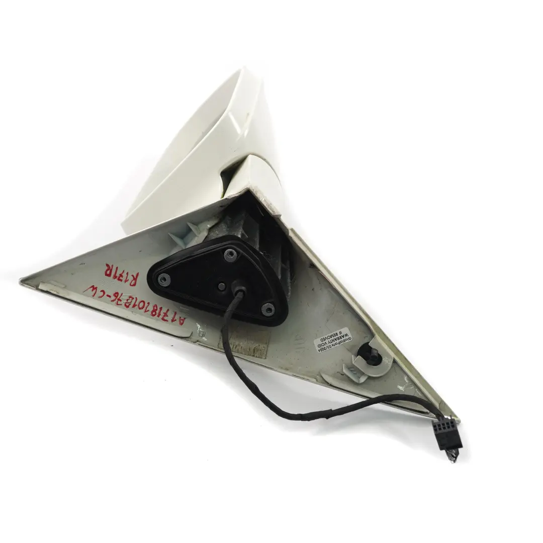 Wing Mirror Door Right O/S Outside Calcite White - 650 to Mercedes SLK R171 with Part number A1718101876 Mercedes SLK R171 Wing Mirror Door Right O/S Outside Calcite White - 650 - SKU rhd-A1718101876-CW - Part number A1718101876