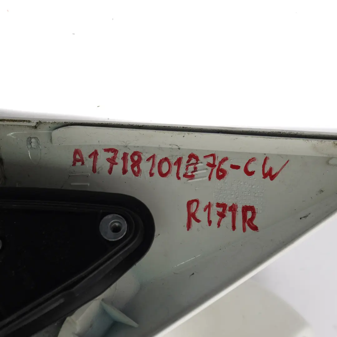 Wing Mirror Door Right O/S Outside Calcite White - 650 to Mercedes SLK R171 with Part number A1718101876 Mercedes SLK R171 Wing Mirror Door Right O/S Outside Calcite White - 650 - SKU rhd-A1718101876-CW - Part number A1718101876