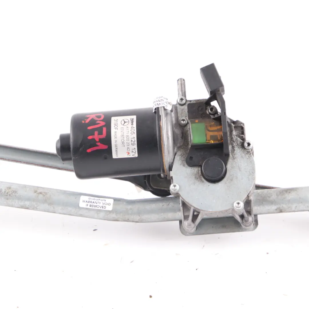 Mercedes SLK R171 Wiper Motor Windscreen Linkage System - SKU rhd-A1718202342 - Part number A1718202342
