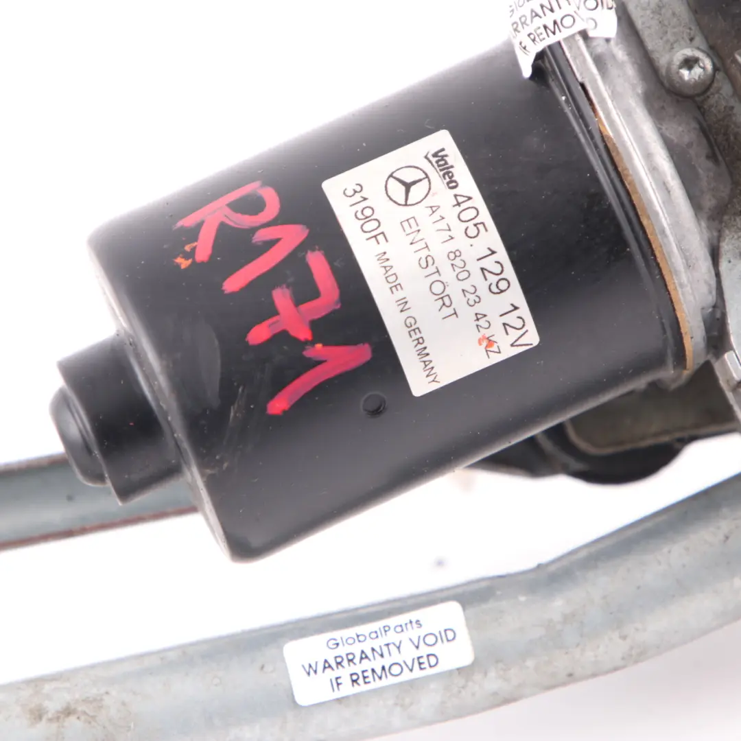 Mercedes SLK R171 Wiper Motor Windscreen Linkage System - SKU rhd-A1718202342 - Part number A1718202342