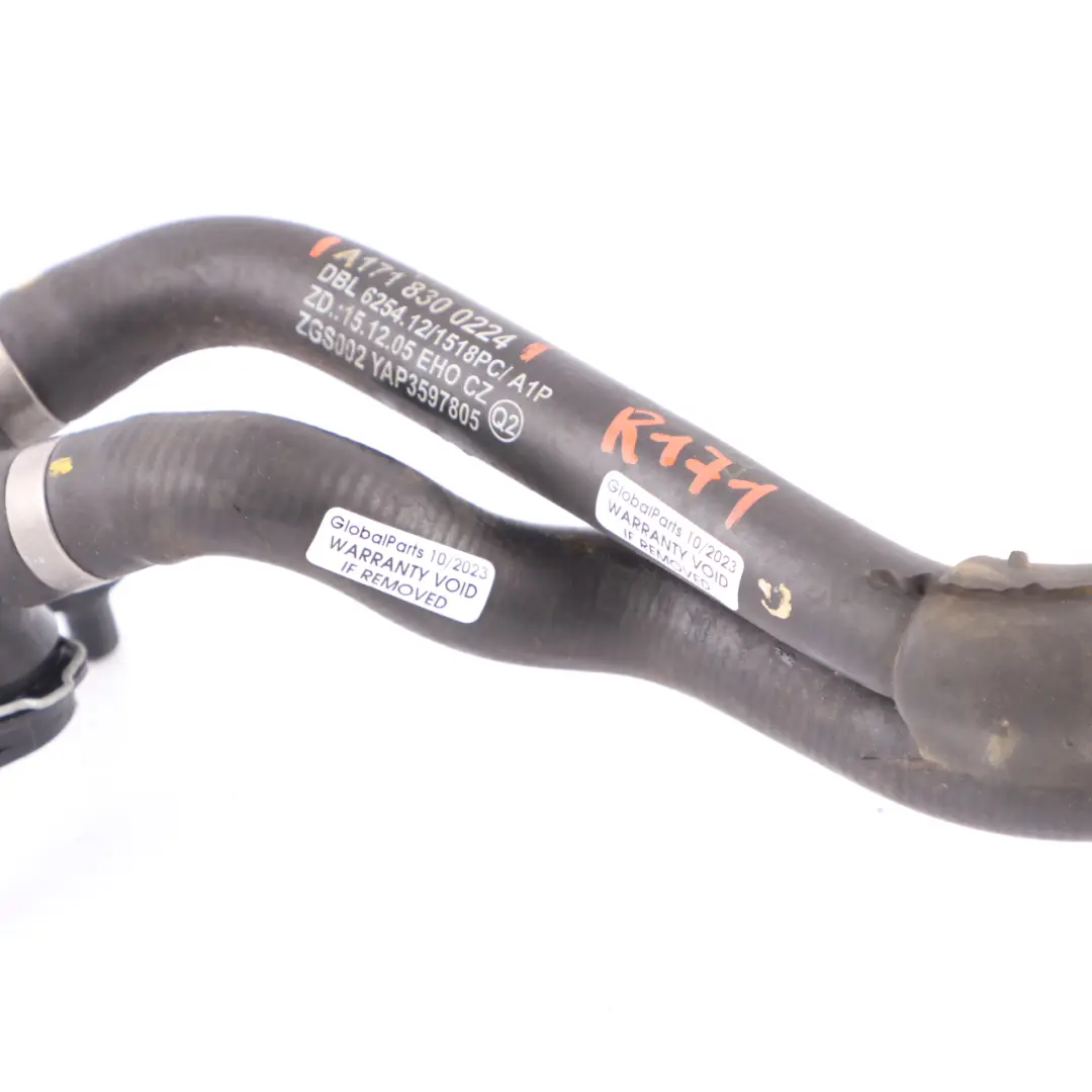 Heater Water Hose Coolant Pipe Line to Mercedes SLK R171 Petrol with Part number A1718300224 Mercedes SLK R171 Petrol Heater Water Hose Coolant Pipe Line - SKU rhd-A1718300224 - Part number A1718300224