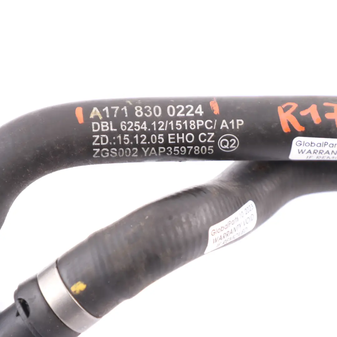 Heater Water Hose Coolant Pipe Line to Mercedes SLK R171 Petrol with Part number A1718300224 Mercedes SLK R171 Petrol Heater Water Hose Coolant Pipe Line - SKU rhd-A1718300224 - Part number A1718300224