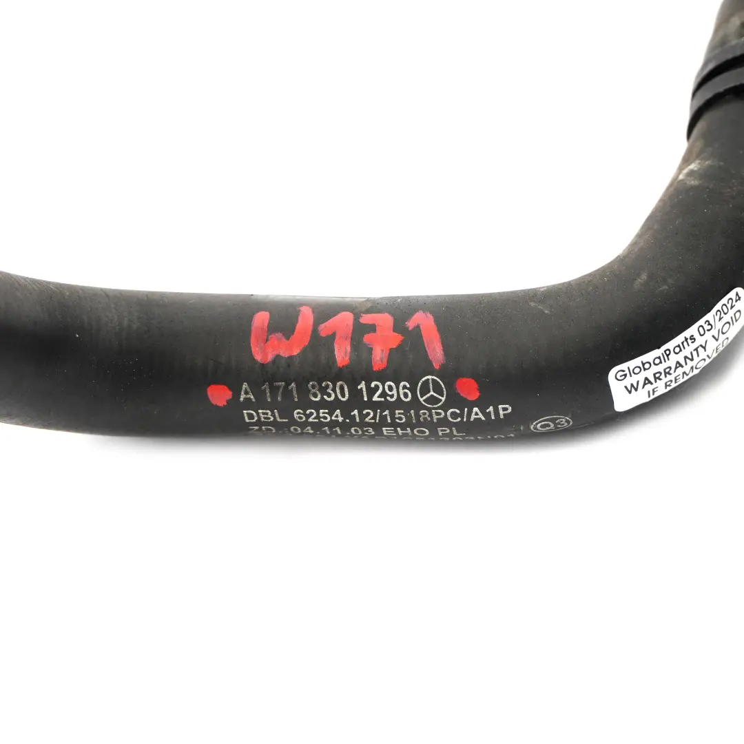 Mercedes SLK R171 M271 Water Hose Coolant Cooling Pipe Line - SKU rhd-A1718301296 - Part number A1718301296