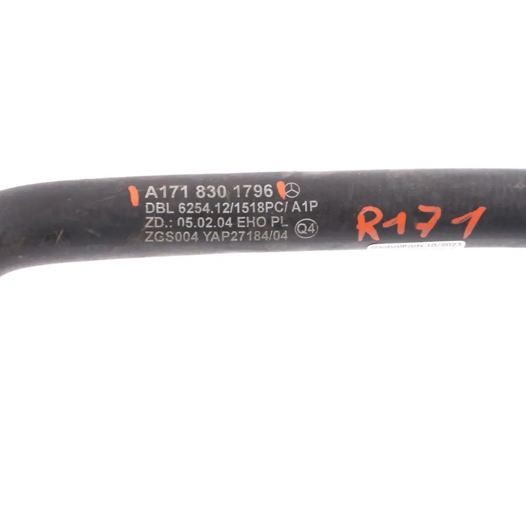 Water Hose Coolant Cooling Pipe Line to Mercedes SLK R171 Petrol with Part number A1718301796 Mercedes SLK R171 Petrol Water Hose Coolant Cooling Pipe Line - SKU rhd-A1718301796 - Part number A1718301796