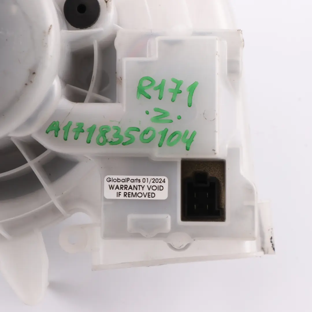 Mercedes SLK R171 Heater Blower Motor Fan Cooling Unit Actuator - SKU rhd-A1718350104-1 - Part number A1718350104