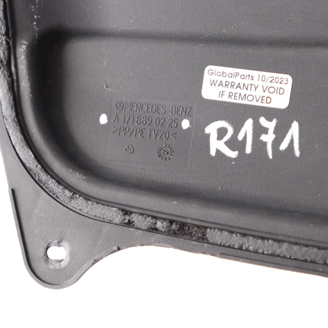 Hood Bonnet Trim Panel Right O/S Grate Cover to Mercedes SLK R171 with Part number A1718890225 Mercedes SLK R171 Hood Bonnet Trim Panel Right O/S Grate Cover - SKU rhd-A1718890225 - Part number A1718890225