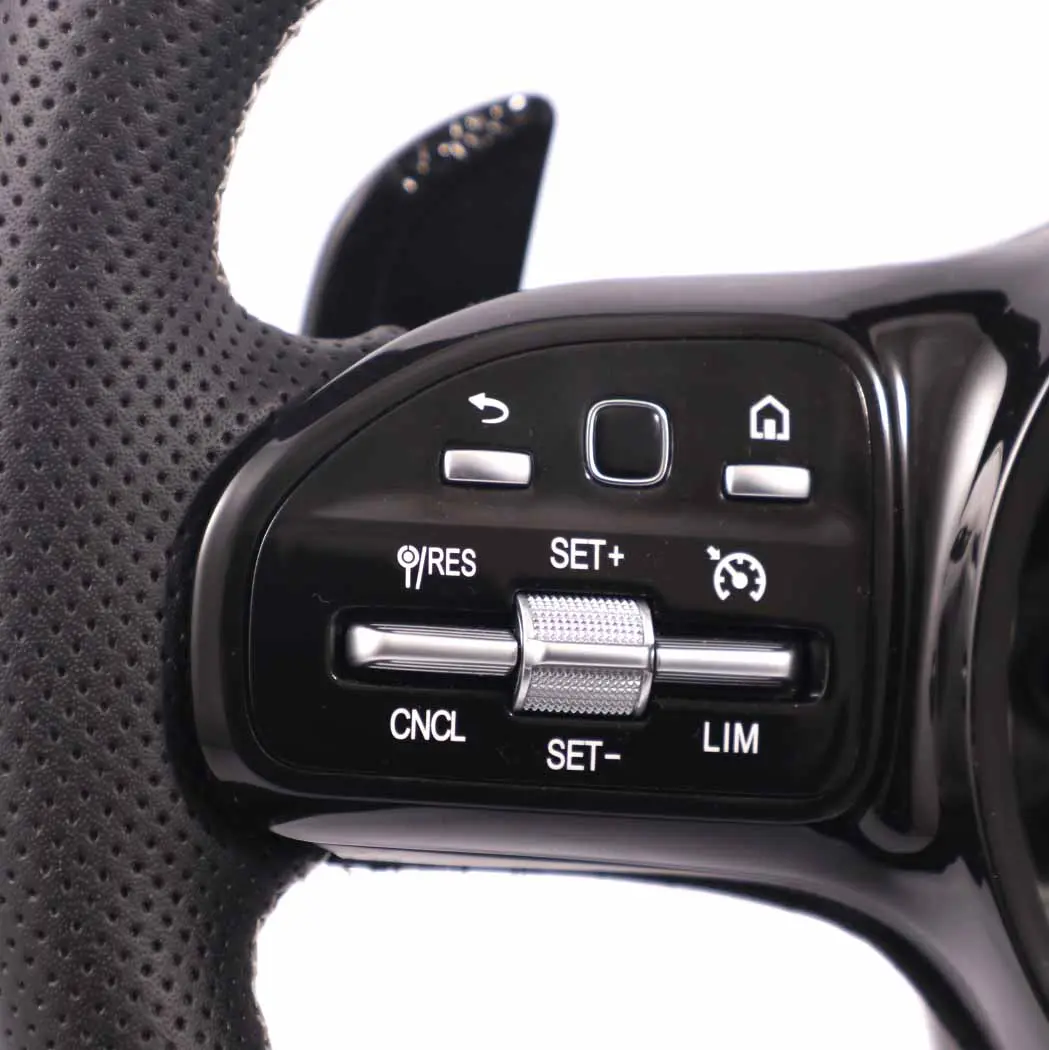 Steering Wheel Mercedes W204 C63 AMG Black Leather Sport Paddle Shift + Screen to with Part number A1724601103 Steering Wheel Mercedes W204 C63 AMG Black Leather Sport Paddle Shift + Screen - SKU rhd-A1724601103 - Part number A1724601103