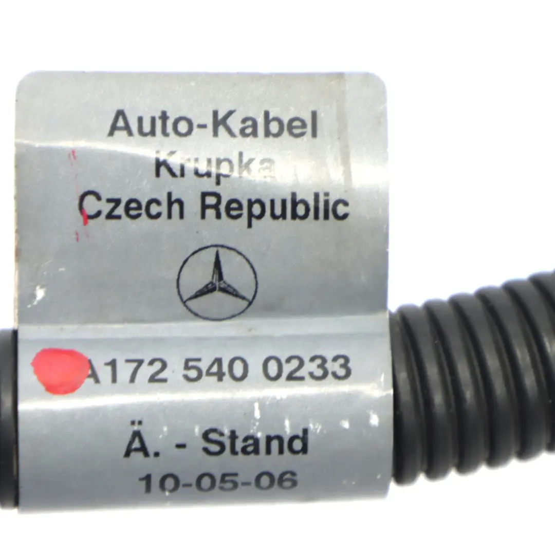 Mercedes SLK R172 Battery Cable Starter Alternator Wiring Harness - SKU rhd-A1725400233 - Part number A1725400233