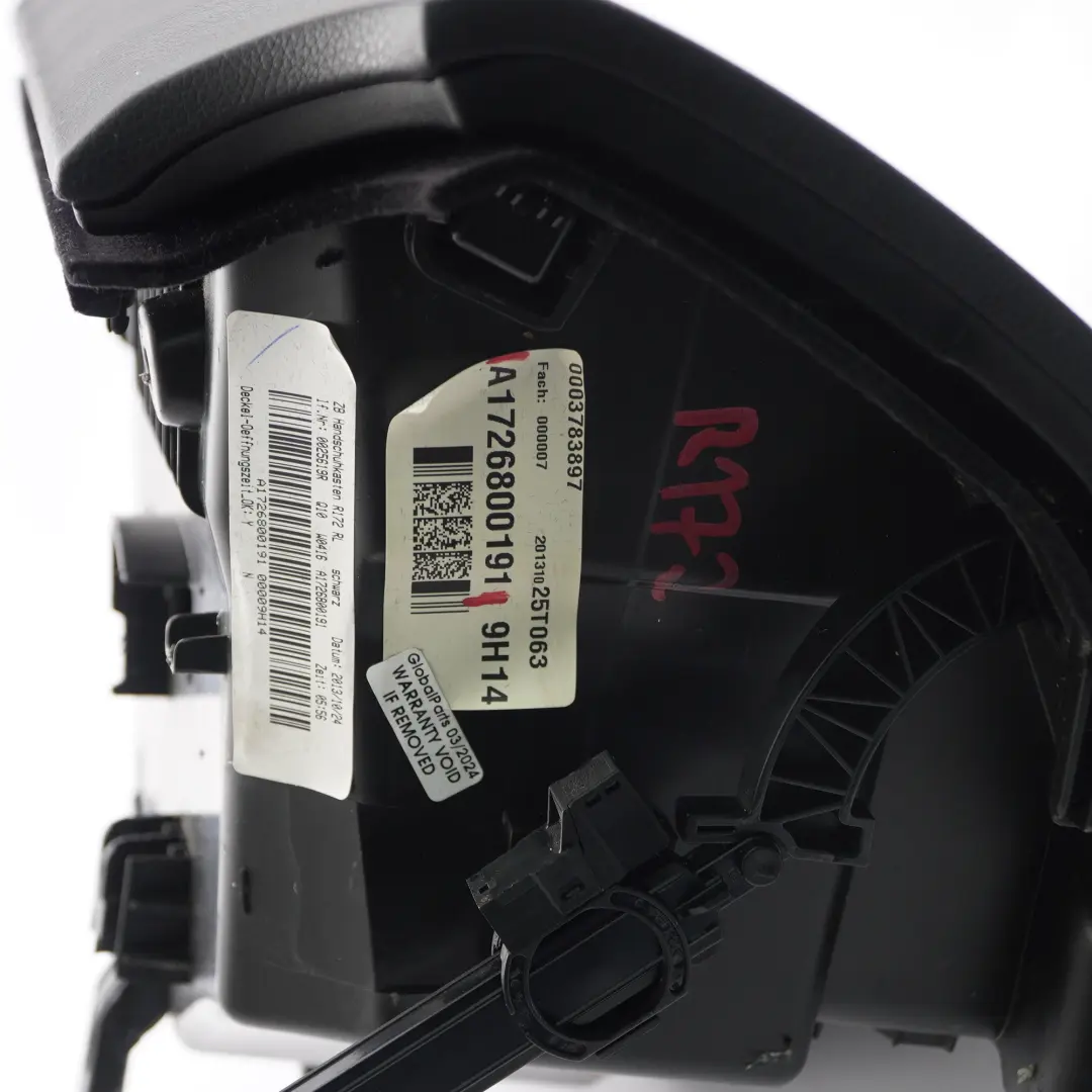 Mercedes SLK R172 Glove Box Storage Compartment Glovebox Black - SKU rhd-A1726800191 - Part number A1726800191