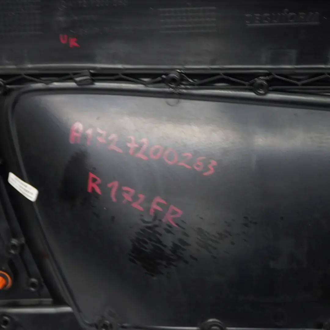 Door Card Mercedes SLK R172 Front Right O/S Black Leather Red Thread to with Part number A1727200263 Door Card Mercedes SLK R172 Front Right O/S Black Leather Red Thread - SKU rhd-A1727200263 - Part number A1727200263