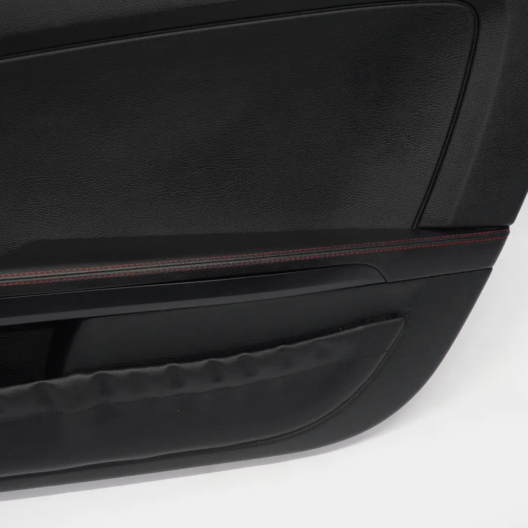  Door Card Mercedes SLK R172 Front Right O/S Black Leather Red Thread - SKU rhd-A1727200263 - Part number A1727200263