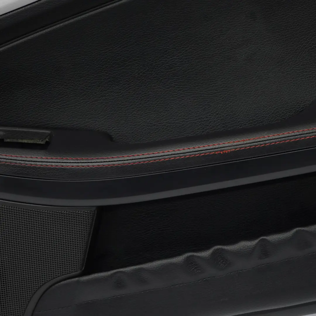 Door Card Mercedes SLK R172 Front Right O/S Black Leather Red Thread to with Part number A1727200263 Door Card Mercedes SLK R172 Front Right O/S Black Leather Red Thread - SKU rhd-A1727200263 - Part number A1727200263