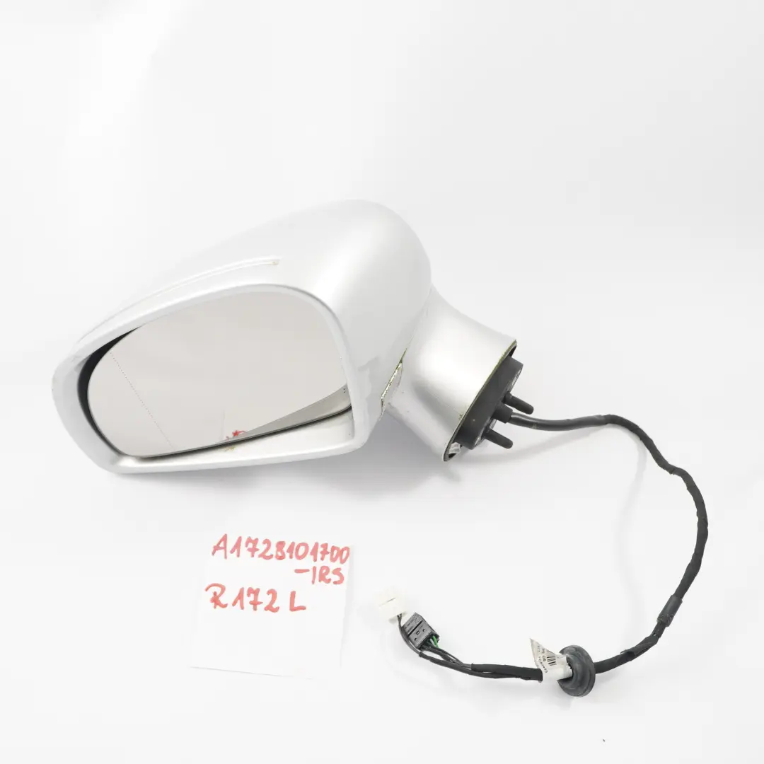 Mercedes SLK R172 Wing Mirror Door Left N/S Outside Iridium Silver Metallic 775 - SKU rhd-A1728101700-IRS - Part number A1728101700