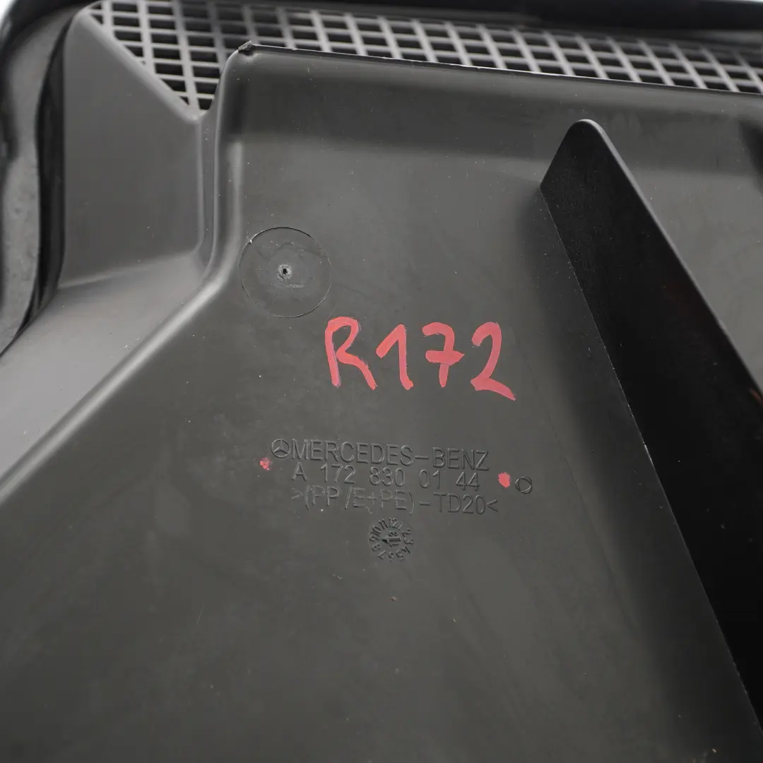 Water Duct Channel Scuttle Panel Cover to Mercedes SLK R172 Air with Part number A1728300144 Mercedes SLK R172 Air Water Duct Channel Scuttle Panel Cover - SKU rhd-A1728300144 - Part number A1728300144