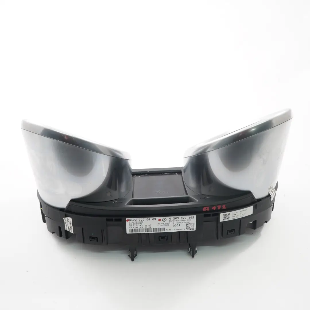 Instrument Cluster Speedo Clocks Automatic to Mercedes SLK R172 Petrol with Part number A1729000409 Mercedes SLK R172 Petrol Instrument Cluster Speedo Clocks Automatic - SKU rhd-A1729000409 - Part number A1729000409