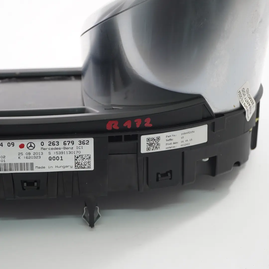 Instrument Cluster Speedo Clocks Automatic to Mercedes SLK R172 Petrol with Part number A1729000409 Mercedes SLK R172 Petrol Instrument Cluster Speedo Clocks Automatic - SKU rhd-A1729000409 - Part number A1729000409