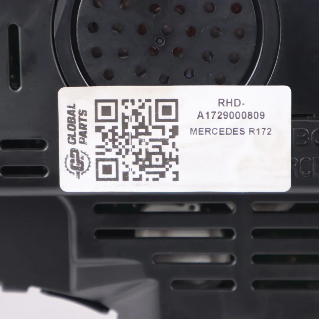 Instrument Cluster Speedometer Clocks Automatic to Mercedes R172 Diesel with Part number A1729000809 Mercedes R172 Diesel Instrument Cluster Speedometer Clocks Automatic - SKU RHD-A1729000809 - Part number A1729000809
