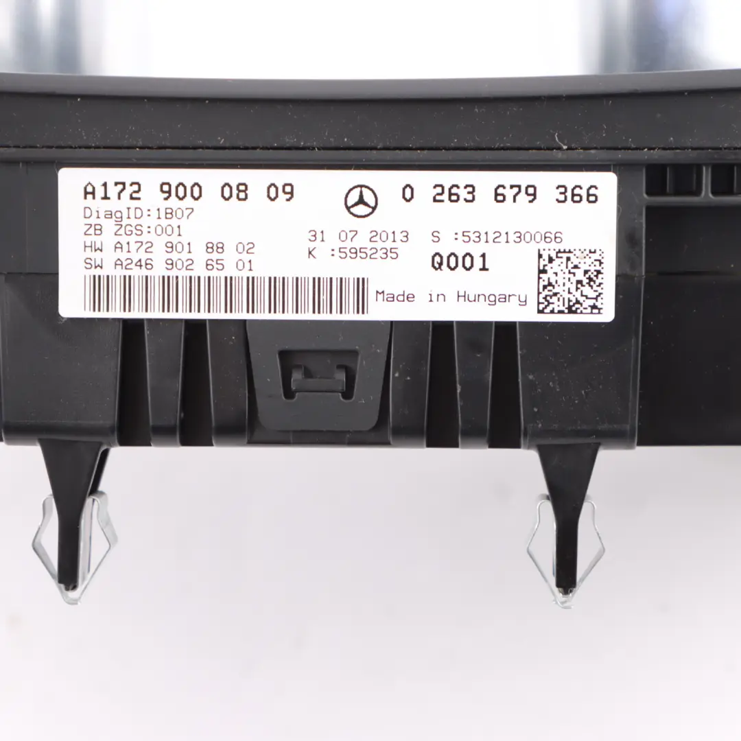 Instrument Cluster Speedometer Clocks Automatic to Mercedes R172 Diesel with Part number A1729000809 Mercedes R172 Diesel Instrument Cluster Speedometer Clocks Automatic - SKU RHD-A1729000809 - Part number A1729000809