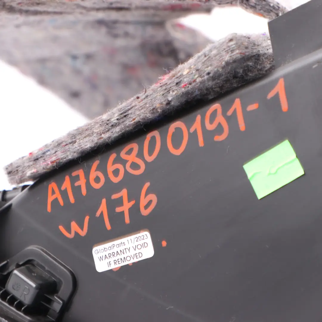 Mercedes W176 Dashboard Glove Box Storage Lava Black - SKU rhd-A1766800191-1 - Part number A1766800191