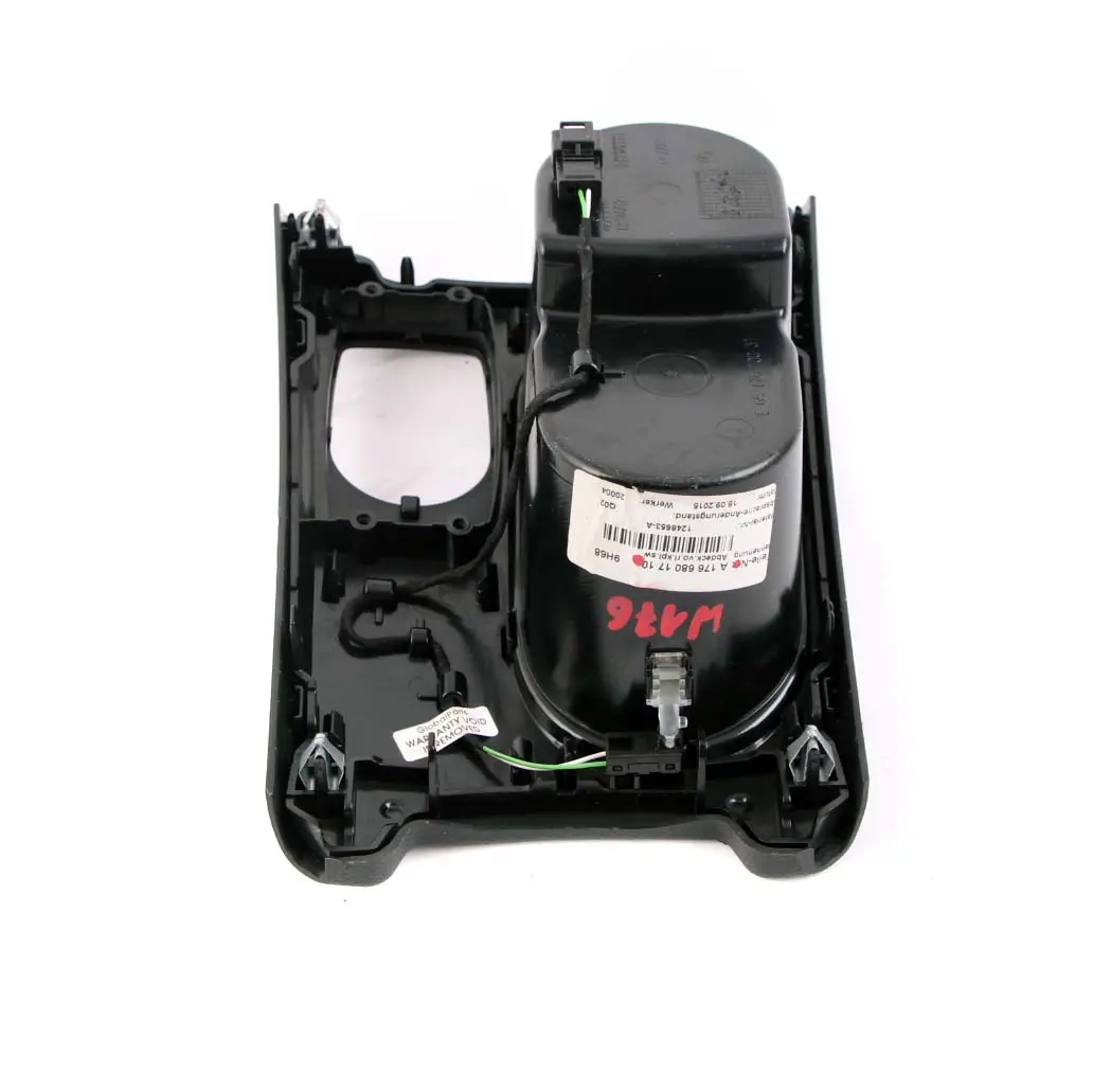 Mercedes-Benz A-Class W176 Centre Console Tunnel Cup Holder Storage Housing to with Part number A1766801710 Mercedes-Benz A-Class W176 Centre Console Tunnel Cup Holder Storage Housing - SKU rhd-A1766801710 - Part number A1766801710