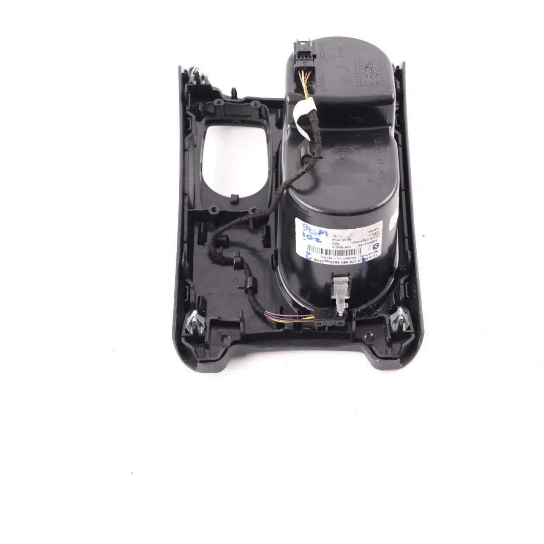 Centre Console Cup Holder Storage Housing Trim Black to Mercedes W176 with Part number A1766804900 Mercedes W176 Centre Console Cup Holder Storage Housing Trim Black - SKU rhd-A1766804900-2 - Part number A1766804900