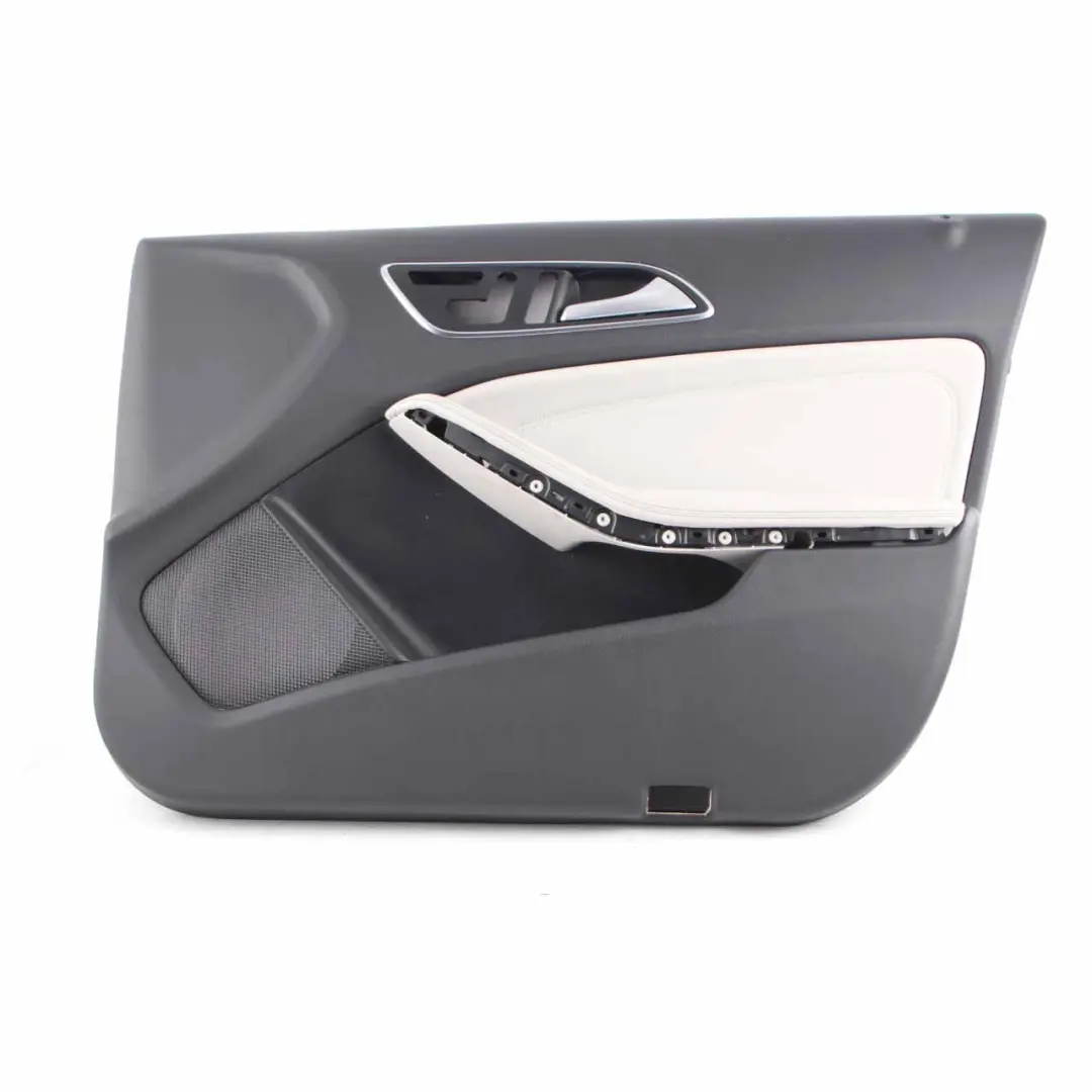 Front Door Card Mercedes W176 Right O/S Trim Panel Cover Imitation Leather Grey to with Part number A1767205000 Front Door Card Mercedes W176 Right O/S Trim Panel Cover Imitation Leather Grey - SKU rhd-A1767205000-1 - Part number A1767205000