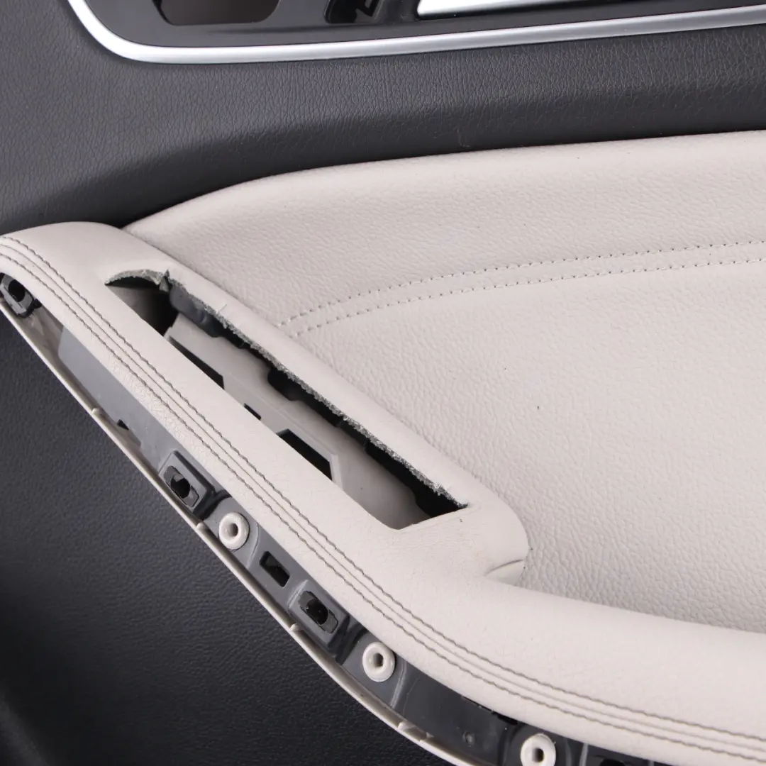 Front Door Card Mercedes W176 Right O/S Trim Panel Cover Imitation Leather Grey to with Part number A1767205000 Front Door Card Mercedes W176 Right O/S Trim Panel Cover Imitation Leather Grey - SKU rhd-A1767205000-1 - Part number A1767205000