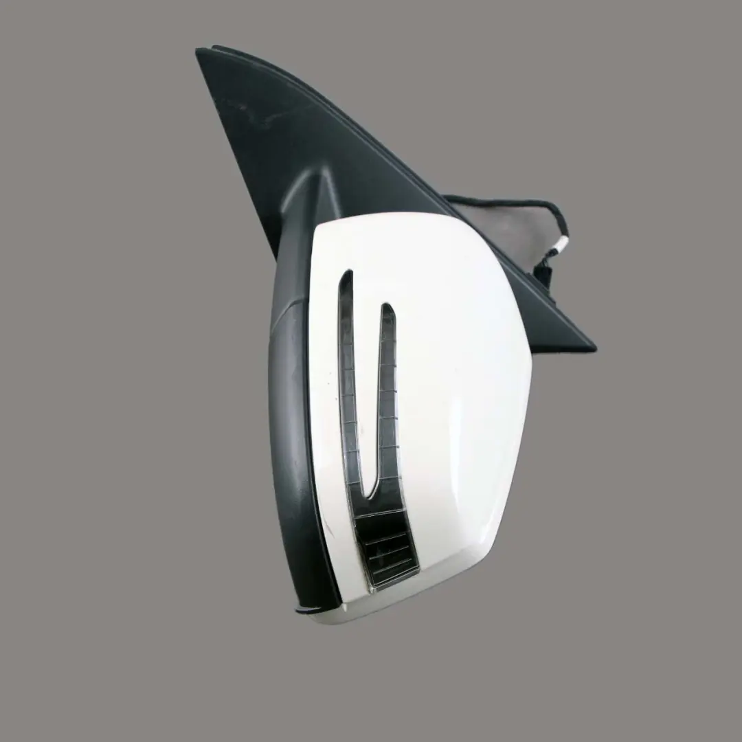  Door Wing Mirror Mercedes W176 Left N/S Outside A-Class Calcite White 650 - SKU rhd-A1768100176-CW - Part number A1768100176