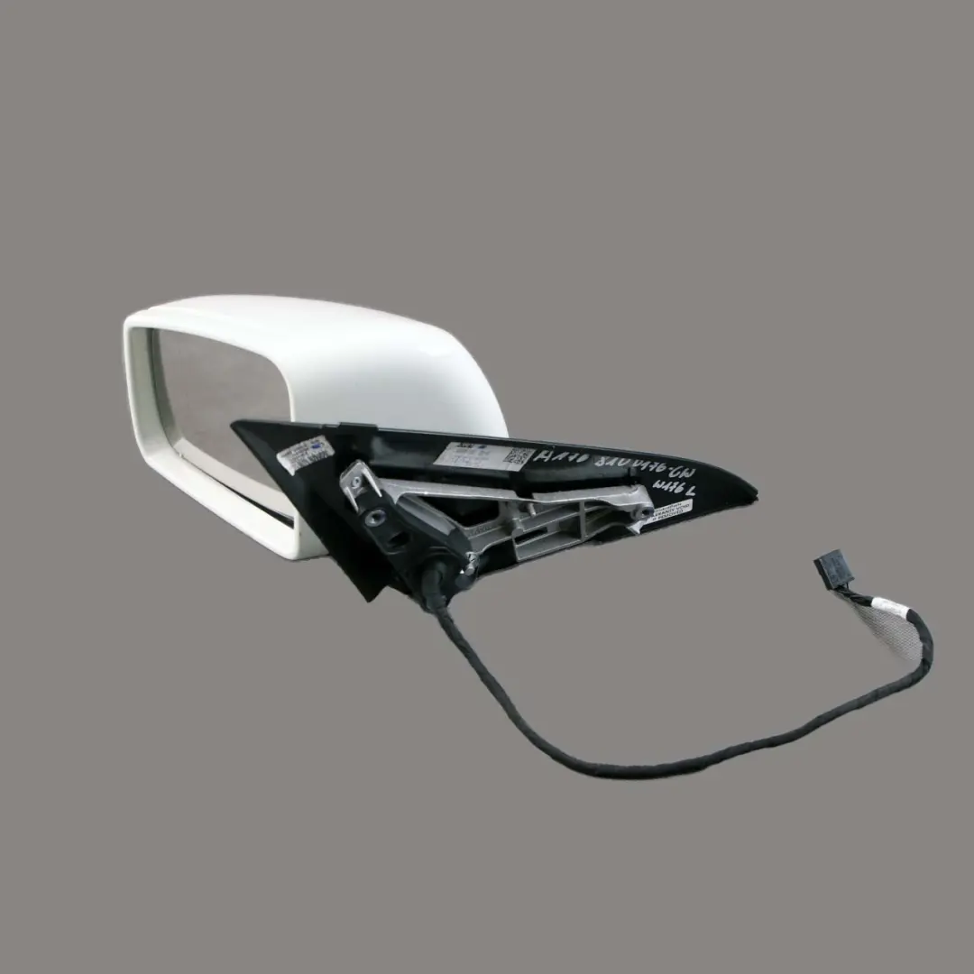  Door Wing Mirror Mercedes W176 Left N/S Outside A-Class Calcite White 650 - SKU rhd-A1768100176-CW - Part number A1768100176