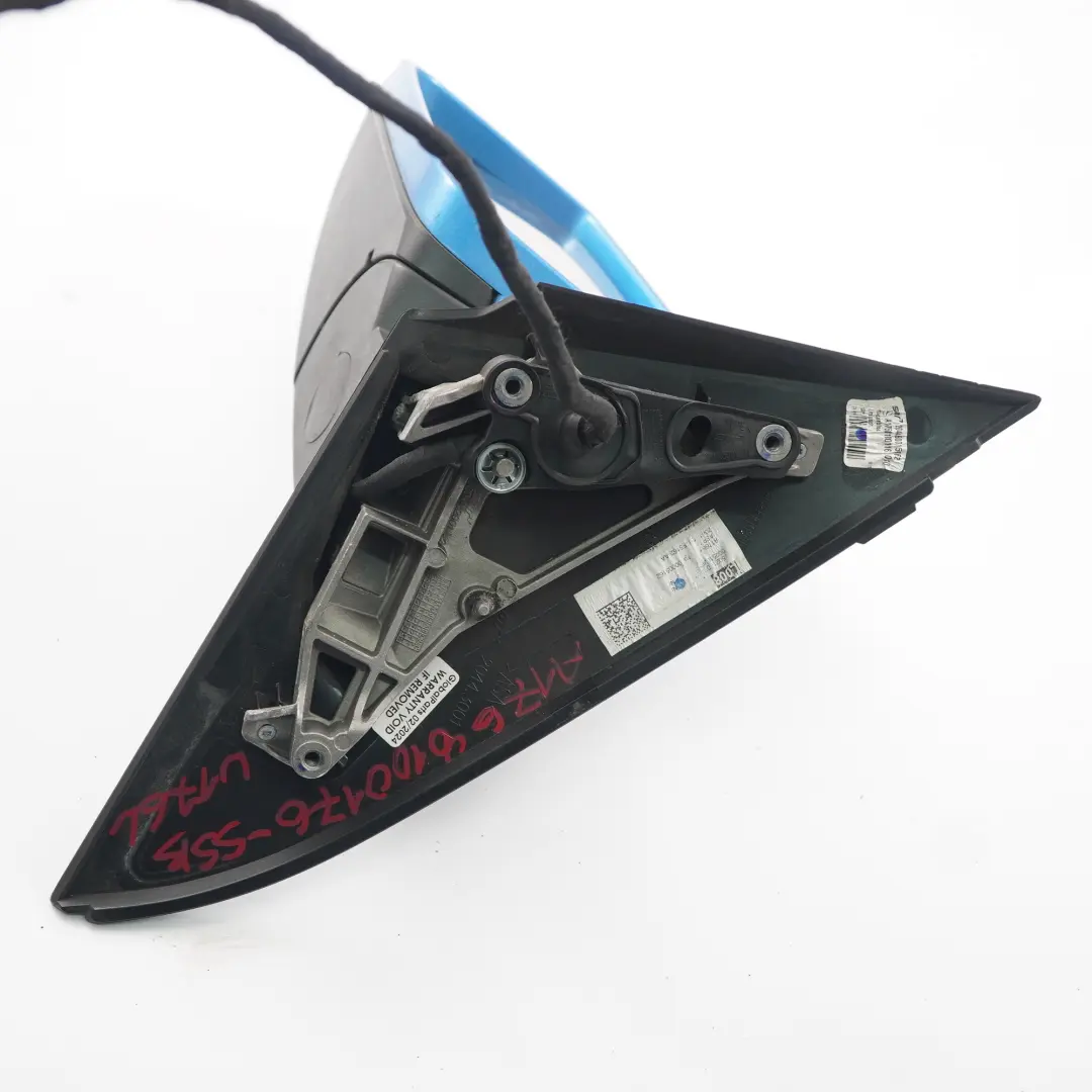 Mercedes W176 Wing Mirror Door Left N/S Outside South Seas Blue Metallic - 162 - SKU rhd-A1768100176-SSB - Part number A1768100176